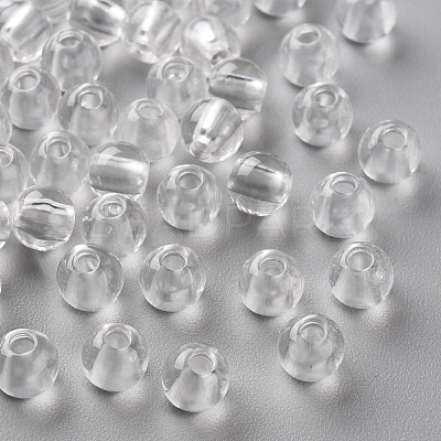 Transparent Acrylic Beads MACR-S370-A6mm-205-1