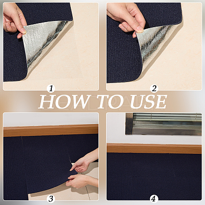 Square Self-adhesion Polyester Carpet Tape DIY-WH20002-102B-1