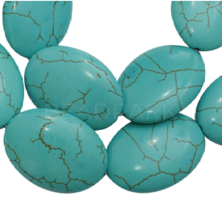 Synthetical Howlite Beads X-TURQ-G558-10-1