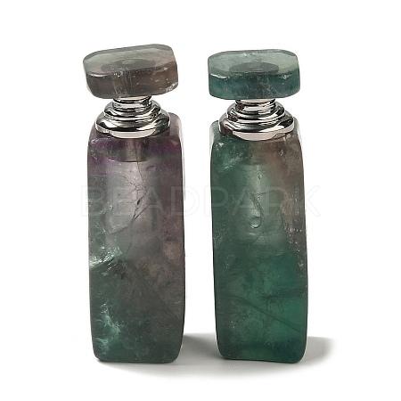 Natural Fluorite Dropper Perfume Bottle DJEW-H010-01P-03-1