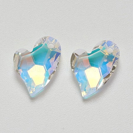 K9 Glass Rhinestone Pendants GLAA-F083-01A-05-1