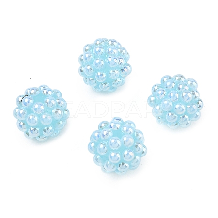 Opaque Acrylic Beads AC-CBA4D01-04B-1