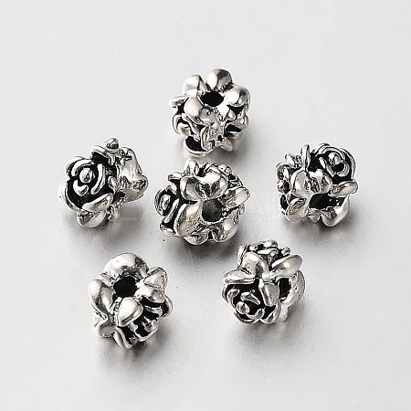 Tibetan Style Alloy Flower Beads LS-X-TIBEB-O004-54-1