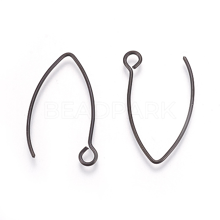 304 Stainless Steel Earring Hooks Ion Plating(IP) LS-STAS-L216-03A-B-1