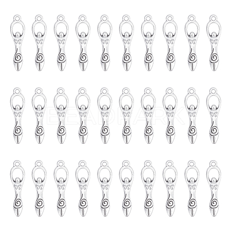 60Pcs Tibetan Style Alloy Pendants FIND-GA0008-22-1
