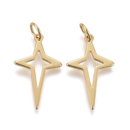 Brass Pendants X-KK-F821-43G-1