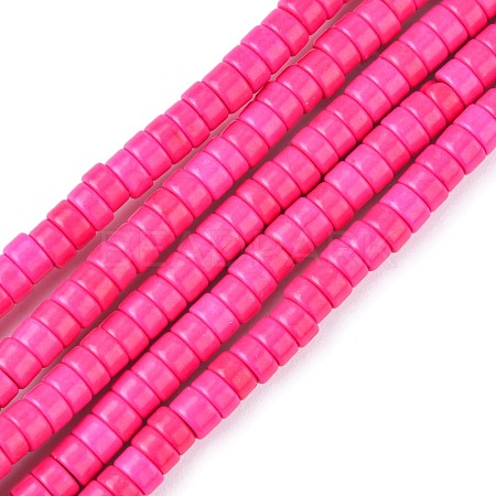 Synthetic Turquoise Beads Strands TURQ-G110-4x2mm-04-1