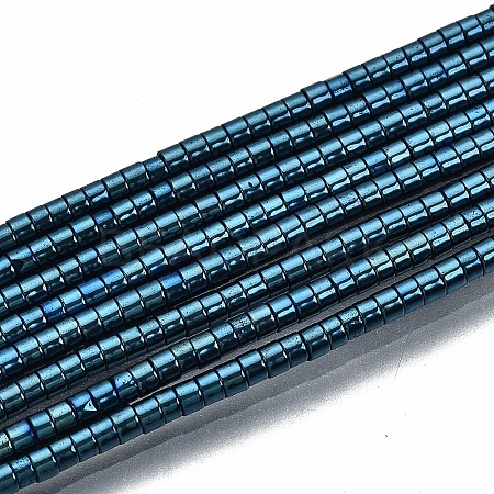 Electroplate Non-magnetic Synthetic Hematite Beads Strands G-T114-57-04-1