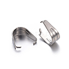 Tarnish Resistant 201 Stainless Steel Snap on Bails STAS-P223-07P-2