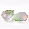 Two Tone Transparent Spray Painted Glass Beads GLAA-T017-01-B01-2