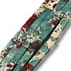 Synthetic Imperial Jasper Beads Strands G-E508-02N-1