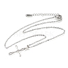 304 Stainless Steel Religion Cross Pendant Necklaces SA-CBAB727-02P-4