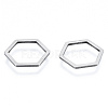 Non-Tarnish 201 Stainless Steel Linking Rings STAS-N090-T03-1-3