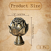 1Pc Alloy Incense Burners AJEW-DJ0002-28-2