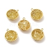 Natural Citrine Chip Pendants KK-C242-05G-18-2