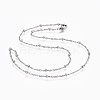 304 Stainless Steel Rope Chain Necklaces NJEW-F248-09A-P-1