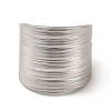 Non-Tarnish 304 Stainless Steel Textured Wide Open Cuff Ring for Women LS-RJEW-E070-01P-2