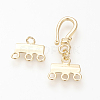 Brass S Hook Clasps KK-Q669-78G-2