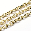 Eco-Friendly Brass Cable Chains KK-P155-53G-NR-1
