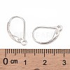 925 Sterling Silver Leverback Hoop Earrings STER-L054-52S-3