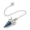 Natural Dyed Lapis Lazuli Cone Dowsing Pendulum Big Pendants G-C114-01P-18-2