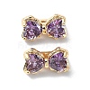 Brass Pave Cubic Zirconia Multi-Strand Links FIND-Z029-12D-1
