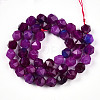 Dyed Natural White Jade Beads Strands G-T139-8mm-45L-3