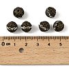 Brass Rhinestone Beads RB-A011-10mm-01AB-NF-4