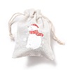 Christmas Cotton Cloth Storage Pouches LS-ABAG-M004-02E-3