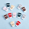 12Pcs 6 Styles Cartoon Smiling Face Water Cup Silicone Beads JX667A-3