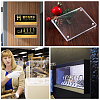  4Pcs 2 Style Acrylic Commodity Label Display ODIS-NB0001-24-5