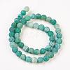 Natural Weathered Agate Beads Strands X-G-G589-8mm-08-4