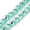 Electroplated Synthetic Non-magnetic Hematite Beads Strands G-B132-B01-01E-1