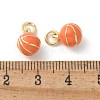 Brass Enamel Pendants X-KK-P294-38G-05-3