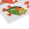 DIY Ocean Theme Diamond Painting Stickers Kits For Kids DIY-O016-21-3