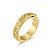 Simple Style 304 Stainless Steel Rotating Finger Rings FS-WGCAB4E-06-2