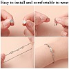 10 Sets 2 Colors Brass Magnetic Clasps KK-CJ0001-90-3