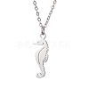 Non-Tarnish Ocean Theme Pendant Necklaces NJEW-JN04871-4