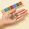 3500Pcs 7 Colors 12/0 Glass Round Seed Beads SEED-YW0001-20-8