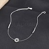 925 Thai Sterling Silver Anklets AJEW-BB60873-A-4