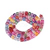 Crackle Transparent Glass Beads Strands GLAA-N062-4mm-01-3