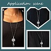 SUNNYCLUE DIY Half Round Pendant Necklace Making Kits DIY-SC0019-99G-6