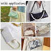 6Pcs 6 Style Resin Imitation Pearl Beaded Chain Purse Strap Extenders FIND-PH0009-60-6