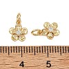 SHEGRACE Valentine's Day Brass Clear Cubic Zirconia Charms XGRQ3P989-577G-3