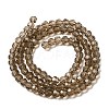 Transparent Glass Beads Strands EGLA-A035-T4mm-D16-3