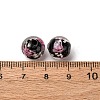 Luminous Handmade Glod Sand Lampwork Beads Strands LAMP-B028-03Q-10mm-7