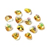Electroplate Glass Charms GGLA-Z002-02I-1