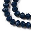 Opaque Solid Color Glass Beads Strands EGLA-A034-P1mm-D16-3