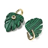 Synthetic Malachite Pendants X-GG-CBA105B-01B-G-2