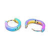 304 Stainless Steel Huggie Hoop Earrings EJEW-M284-30M-B-4